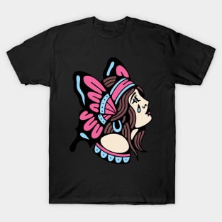 Butterfly woman T-Shirt